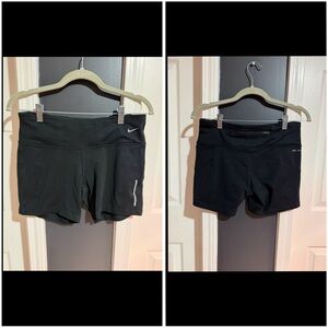 Nike black bike shorts